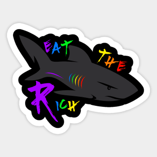 Gen Z shark Sticker